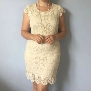 Paper Moon for Stitch Fix Crochet Dress sz M # C637